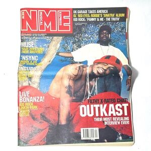 NME 16 June 2001 Outkast Andre 3000 Big Boi Music Magazine Newspaper